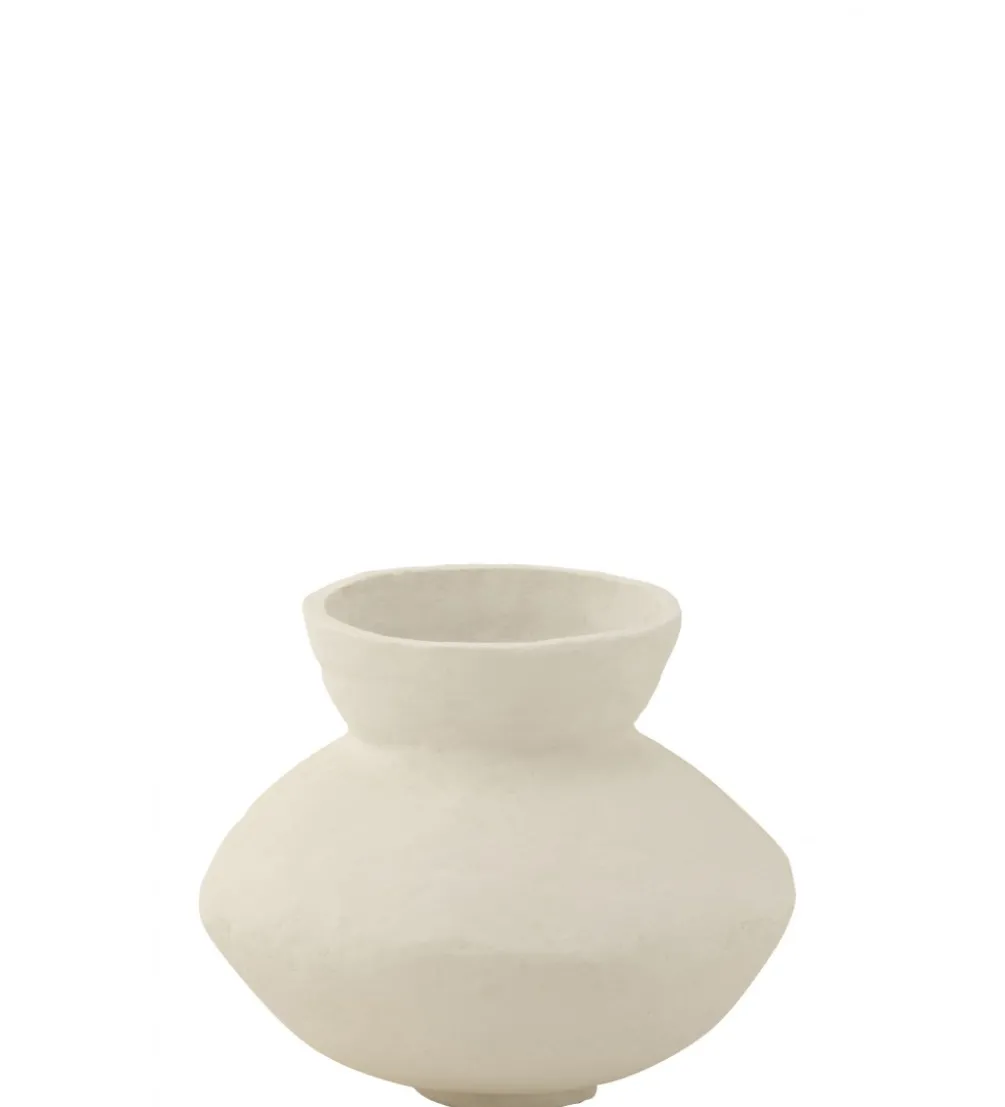 Wazon Paper Mache 45 cm biały