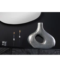 Wazon RING 30 cm ciemnoszary