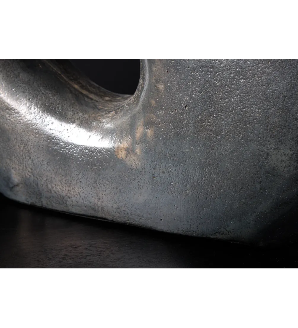 Wazon RING 30 cm ciemnoszary