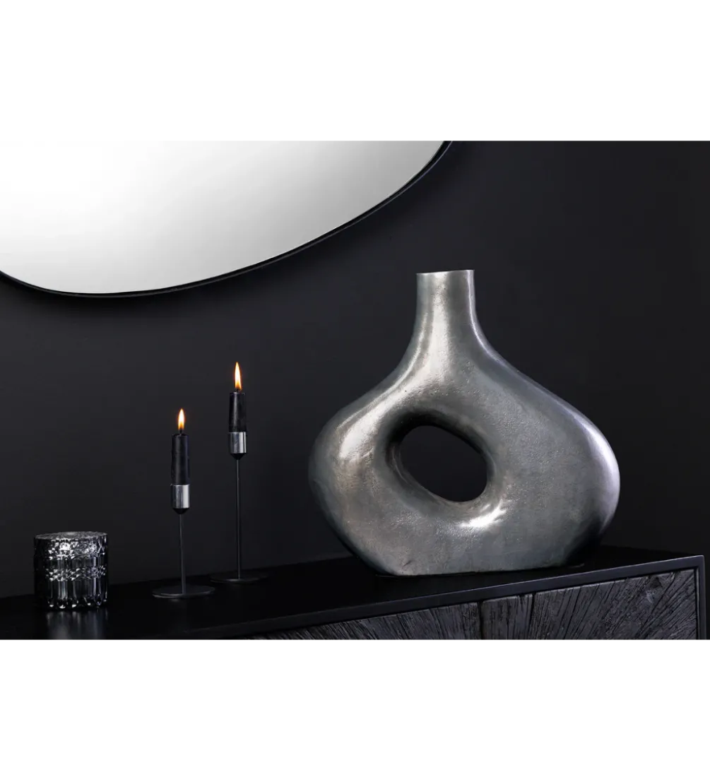 Wazon RING 30 cm ciemnoszary