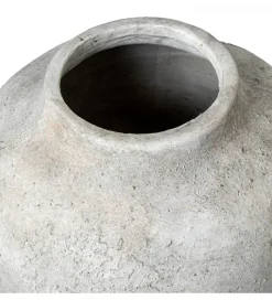 Wazon RUSTIC 43 cm ceramika szary
