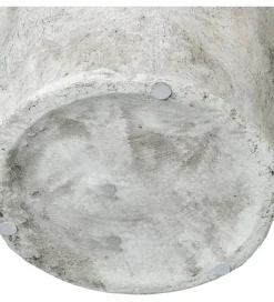 Wazon RUSTIC 43 cm ceramika szary
