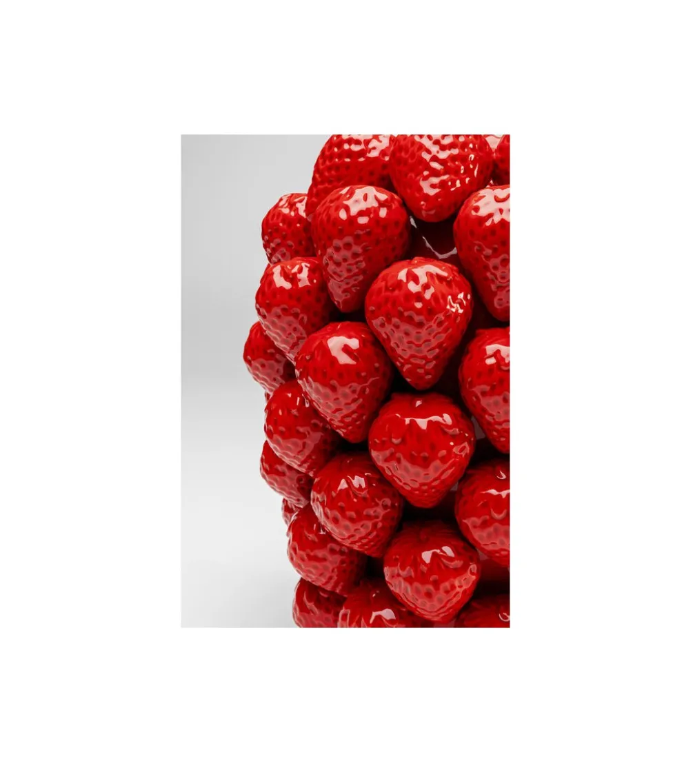 Wazon Strawberries 30 cm czerwony