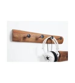 Wieszak ścienny Hemingway 50 cm drewno teak