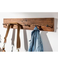 Wieszak Hemingway 90 cm drewno tekowe