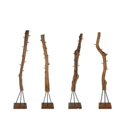 Wieszak Hemingway 200 cm drewno Teak