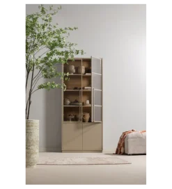 Witryna CASA 236 cm drewno sosny piaskowy