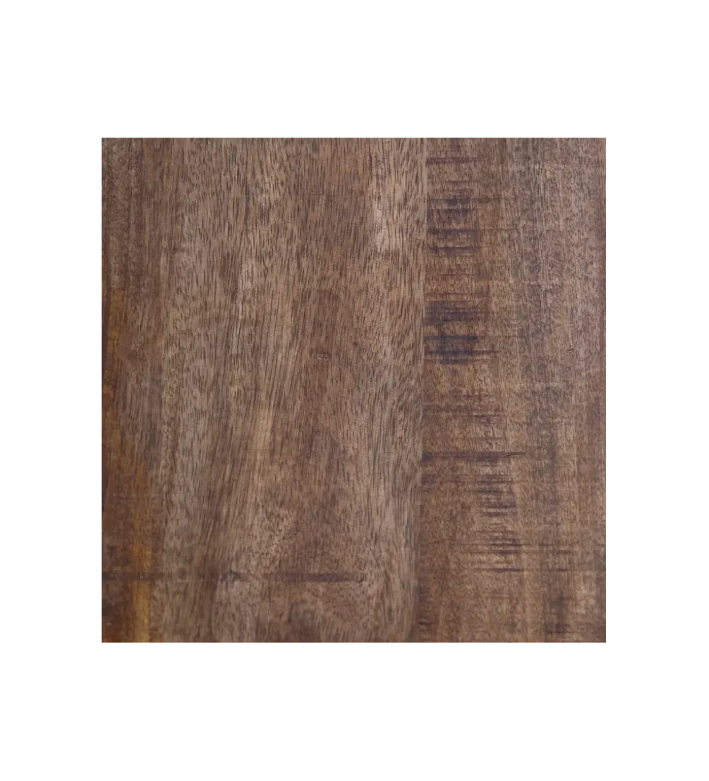 Witryna Iron Craft 115 cm drewno mango czarna