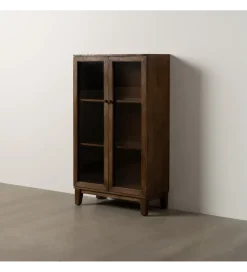 Witryna KOST 140 cm drewno mango brązowy