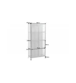 Witryna OLIMPIA 80 cm czarna