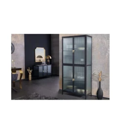 Witryna OLIMPIA II 80 cm czarna
