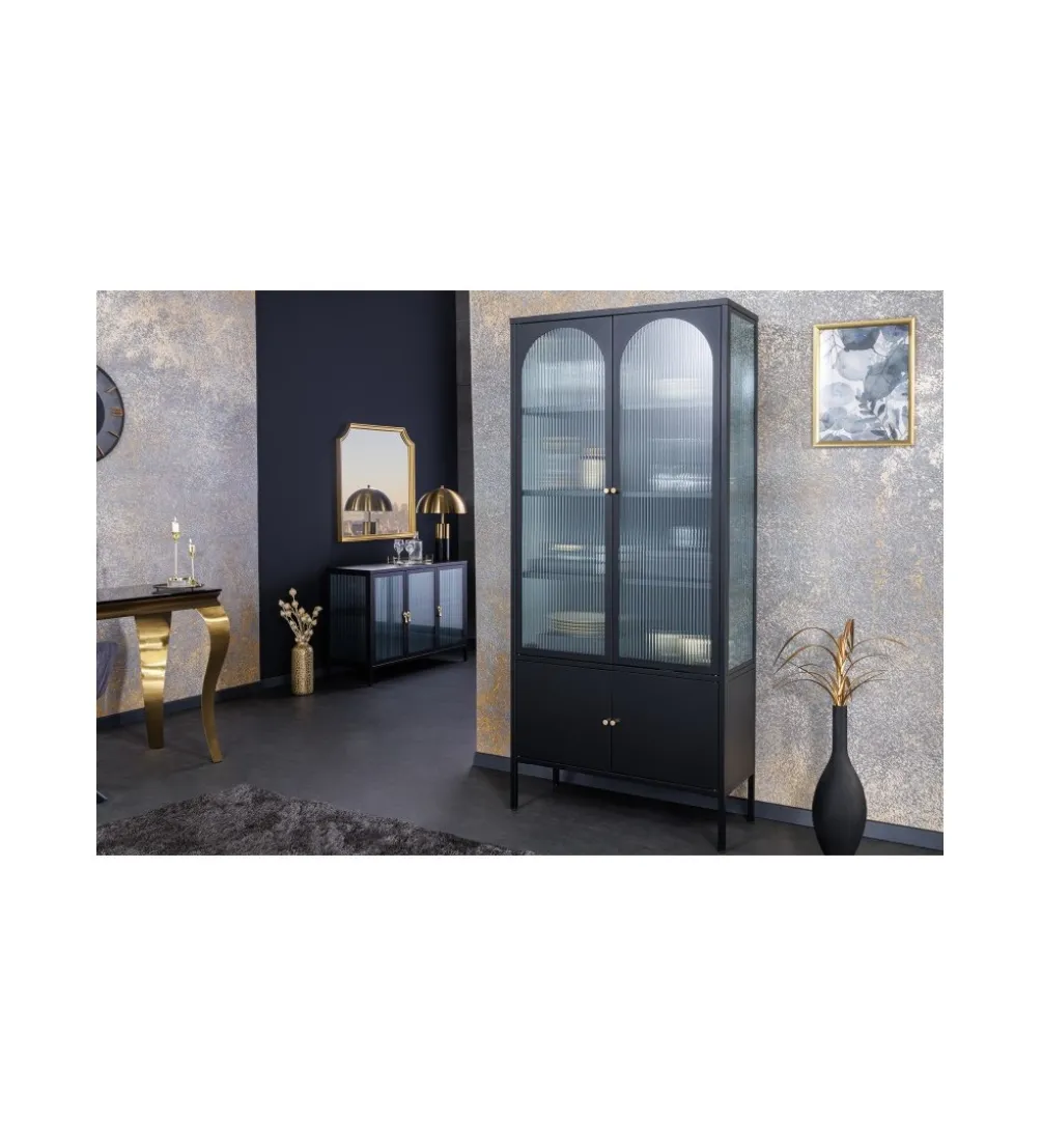 Witryna OLIMPIA III 80 cm czarna