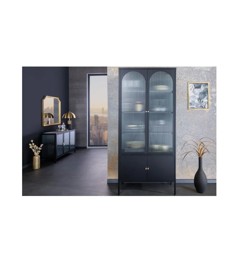 Witryna OLIMPIA III 80 cm czarna