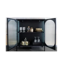 Witryna OLIMPIA III 90 cm czarna