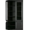 Witryna ORGANIZE 215 cm drewno sosna czarny mat