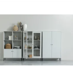 Witryna XAM 155 cm zimno szary