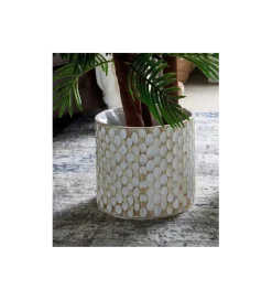 Zestaw 2 doniczek GRABADY 30 cm 25 cm naturalne
