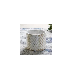 Zestaw 2 doniczek GRABADY 30 cm 25 cm naturalne