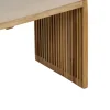 Zestaw 2 ławek BELLAMONTE 115 cm 106 cm drewno teak