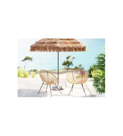 Zestaw 2 foteli ACAPULCO naturalne