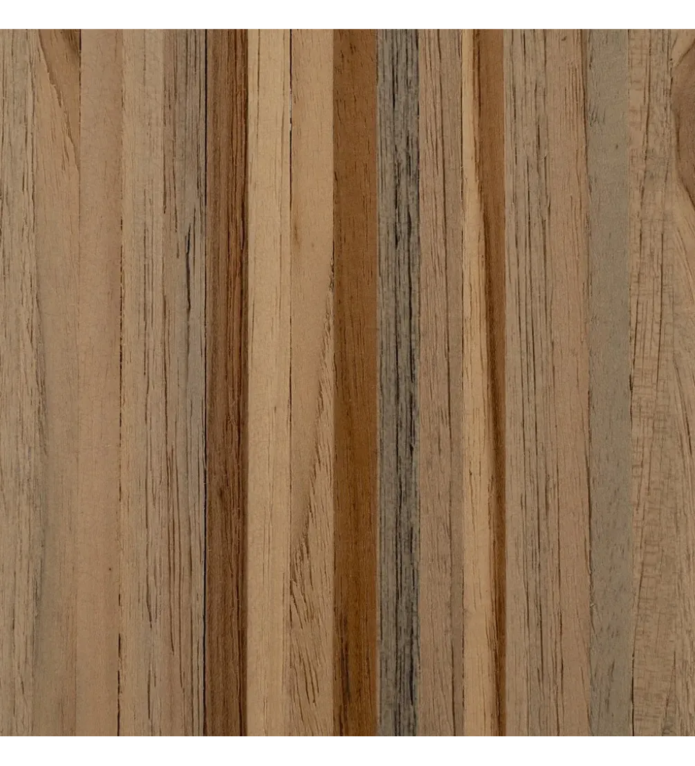 Zestaw 2 konsol BELLAMONTE 85 cm 75 cm drewno teak