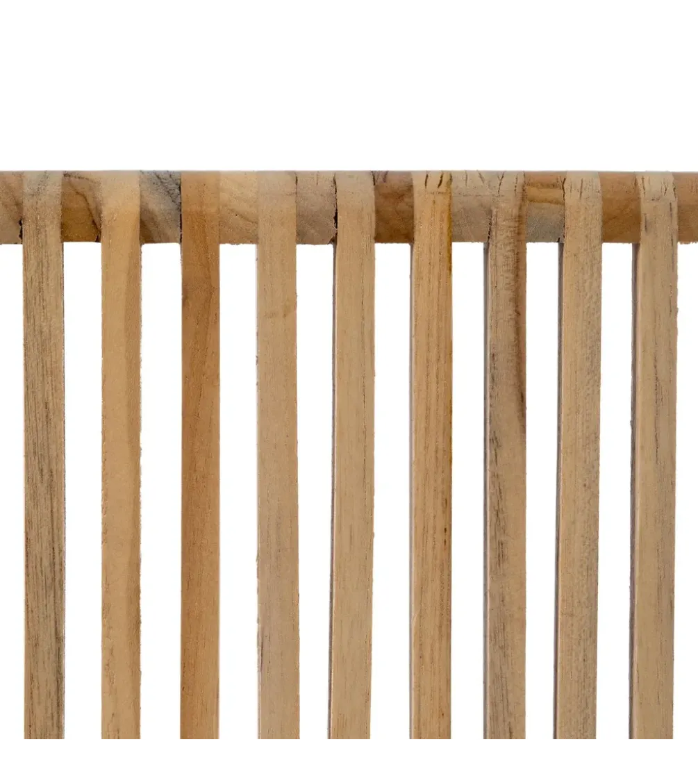 Zestaw 2 konsol BELLAMONTE 85 cm 75 cm drewno teak