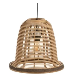 Zestaw 2 lamp wiszących WIESEM 41 i 33 cm naturalne