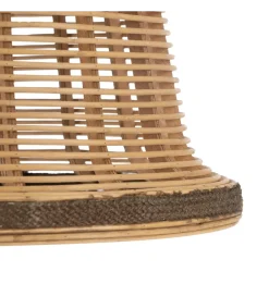 Zestaw 2 lamp wiszących WIESEM 41 i 33 cm naturalne