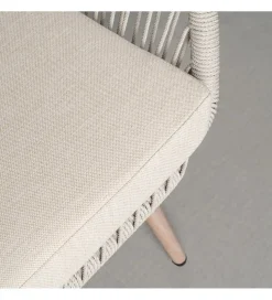 Zestaw ogrodowy DUNA sofa 153 cm dwa fotele 74 cm stolik 66 cm