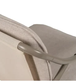 Zestaw ogrodowy OMAMA Szary 2 fotele + sofa + stolik