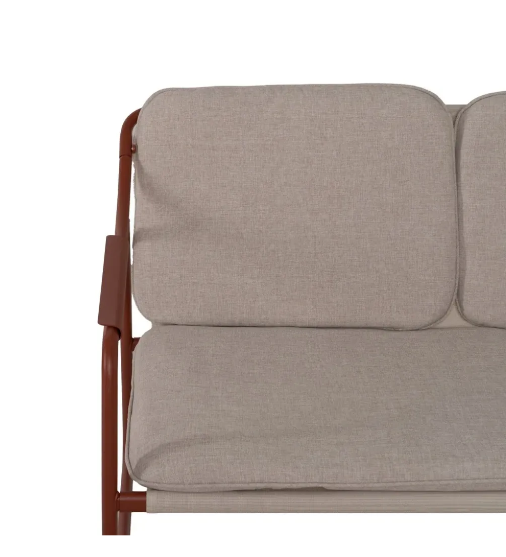 Zestaw ogrodowy OMAMA Terakota 2 fotele + sofa + stolik