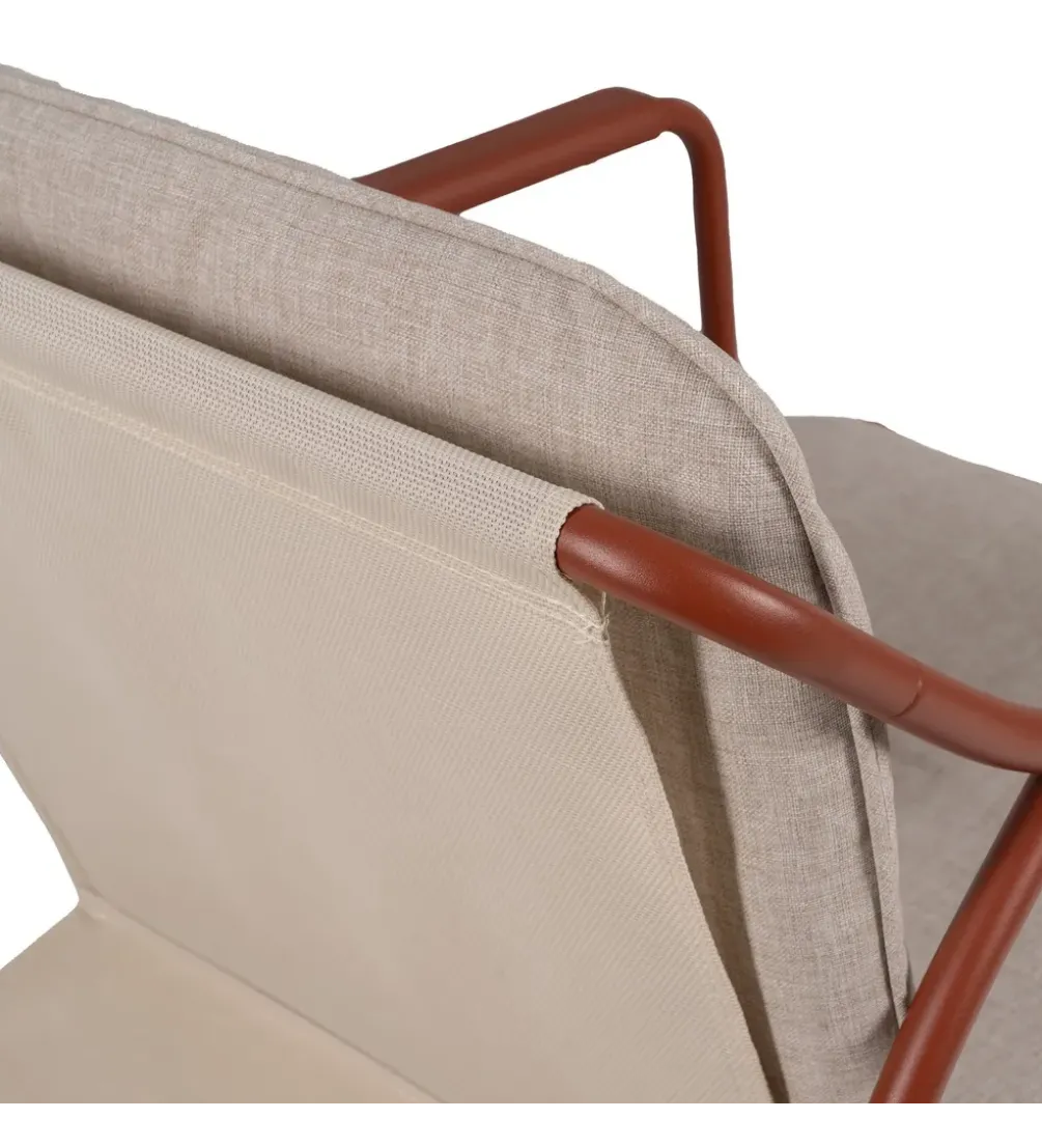 Zestaw ogrodowy OMAMA Terakota 2 fotele + sofa + stolik