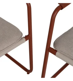 Zestaw ogrodowy OMAMA Terakota 2 fotele + sofa + stolik