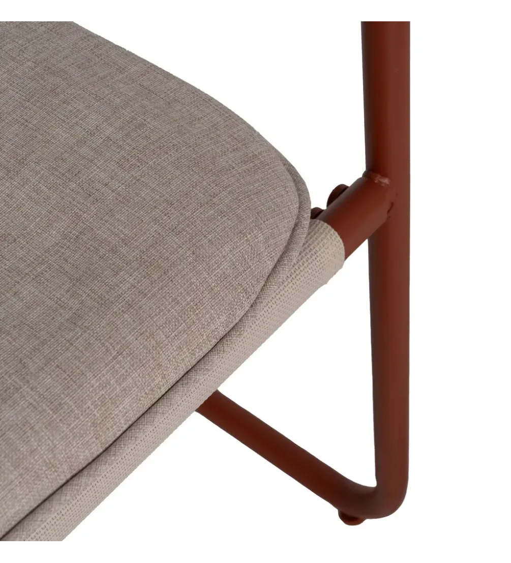 Zestaw ogrodowy OMAMA Terakota 2 fotele + sofa + stolik