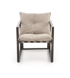 Zestaw ogrodowy SHARK brązowy - sofa + 2 x fotel + ława