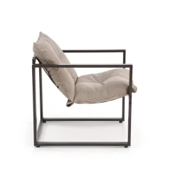 Zestaw ogrodowy SHARK brązowy - sofa + 2 x fotel + ława
