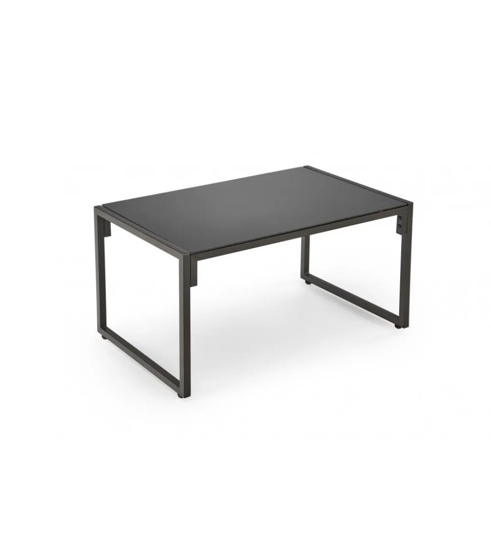 Zestaw ogrodowy SHARK brązowy - sofa + 2 x fotel + ława