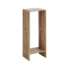 Zestaw 2 regałów BELLAMONTE drewno teak 86 cm 68 cm