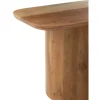 Zestaw 2 stolików kawowych ACATA 60 cm 80 cm drewno akacja