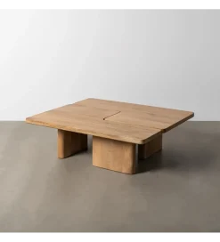 Zestaw 2 stolików kawowych ASANA 120 cm drewno mango