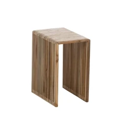 Zestaw 3 stolików kawowych BELLAMONTE 65 cm 55 cm 35 cm naturalnych