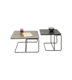 Zestaw 2 stolików kawowych DIEGO 70 cm