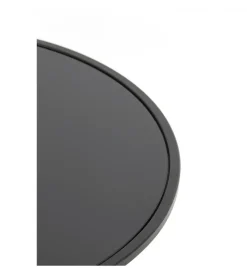 Zestaw 2 stolików kawowych DUARTE 65 cm 75 cm czarne