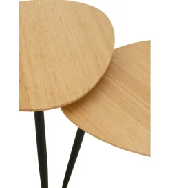 Zestaw 3 stolików kawowych PALETTE 56 cm 52 cm 47 cm