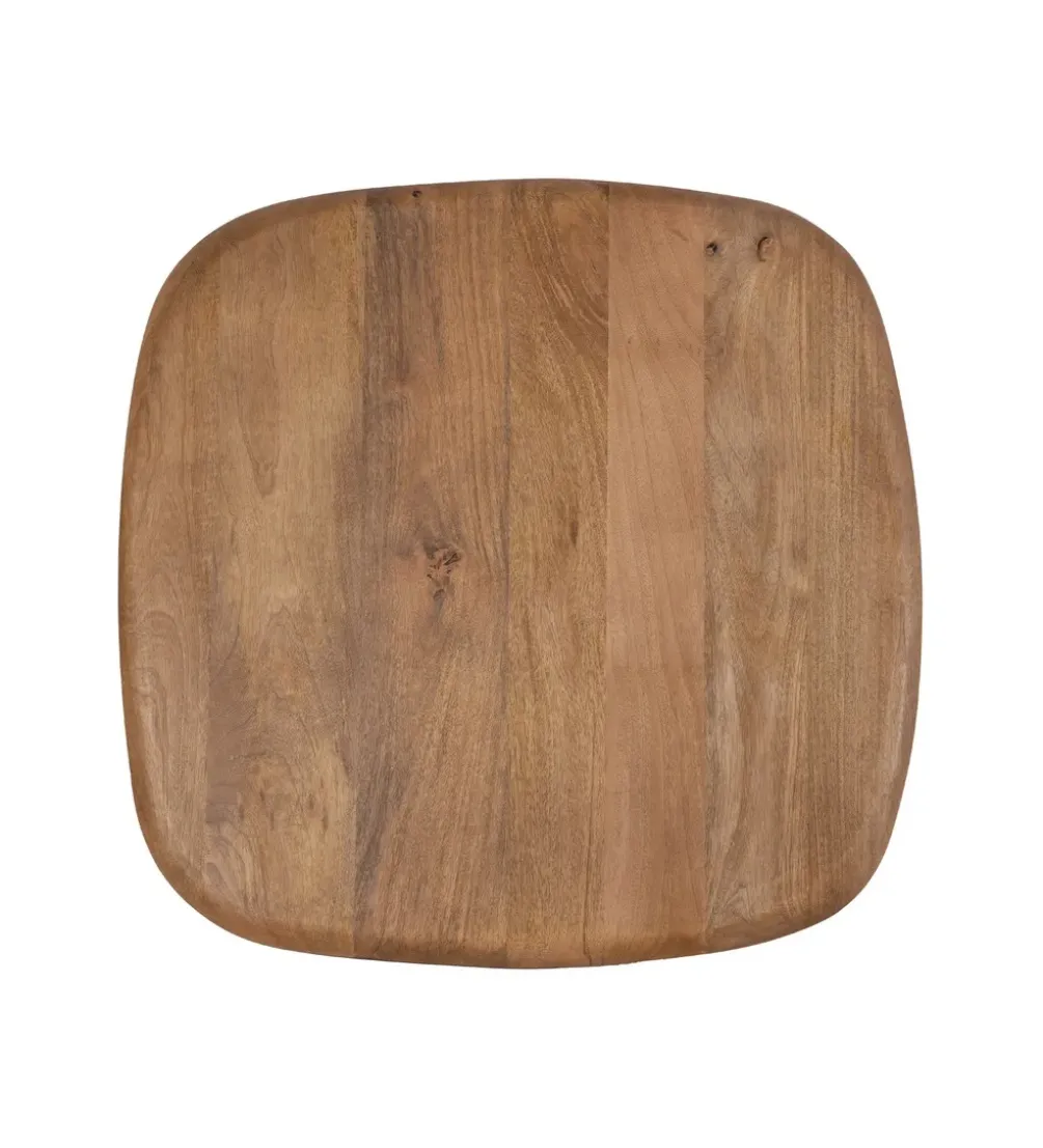 Zestaw 2 stolików kawowych RAGER 90 cm 70 cm drewno mango