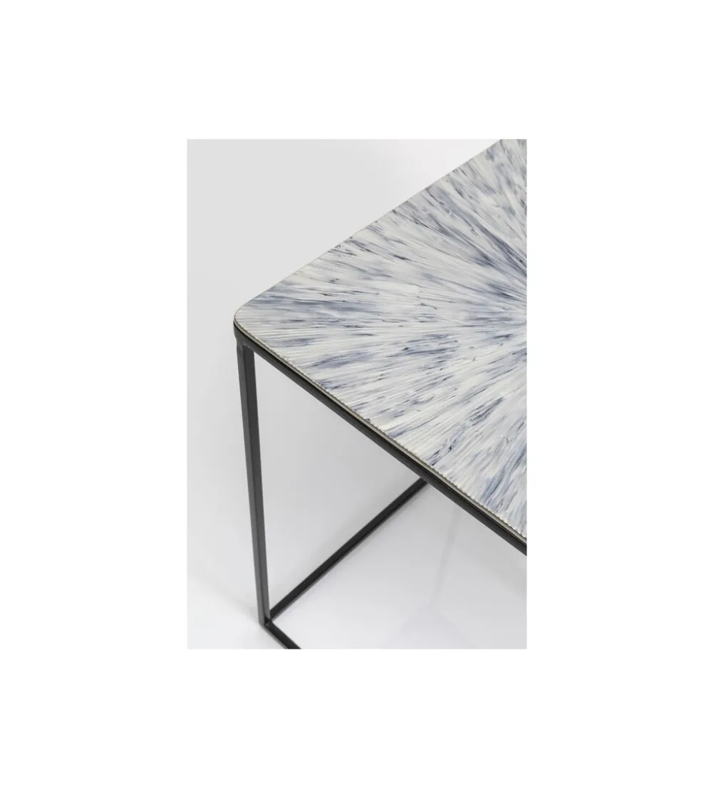 Zestaw 3 stolików kawowych RAY SQUARE 37 cm 43 cm 48 cm