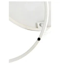 Zestaw 2 stolików kawowych SADAR 50 cm 52 cm białe