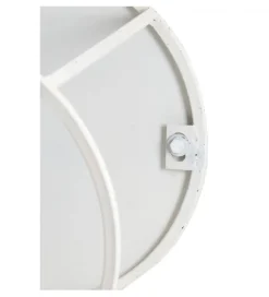 Zestaw 2 stolików kawowych SADAR 50 cm 52 cm białe