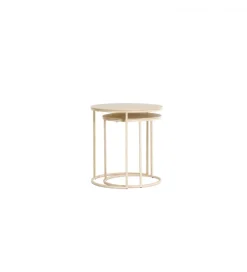 Zestaw 2 stolików kawowych SADAR 50 cm 52 cm