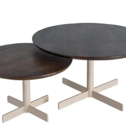 Zestaw 2 stolików kawowych TEKAN 80 cm